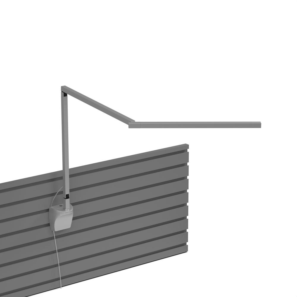 Z-Bar Mini Desk Lamp Gen 4 (Daylight White Light; Silver) with Slatwall Mount